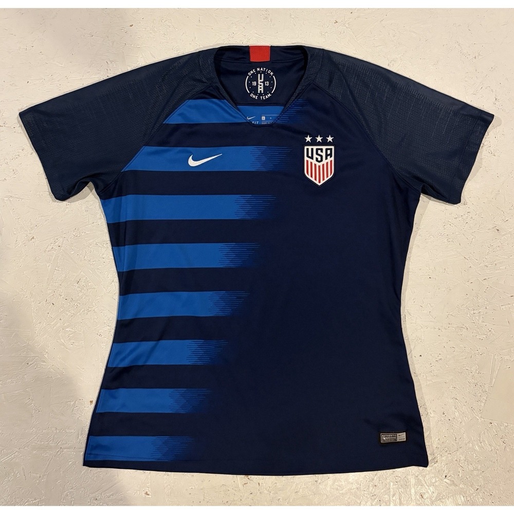 Nike Women's 2018/19 USA Away Stadium Jersey Navy 893960 410 Size L World Cup